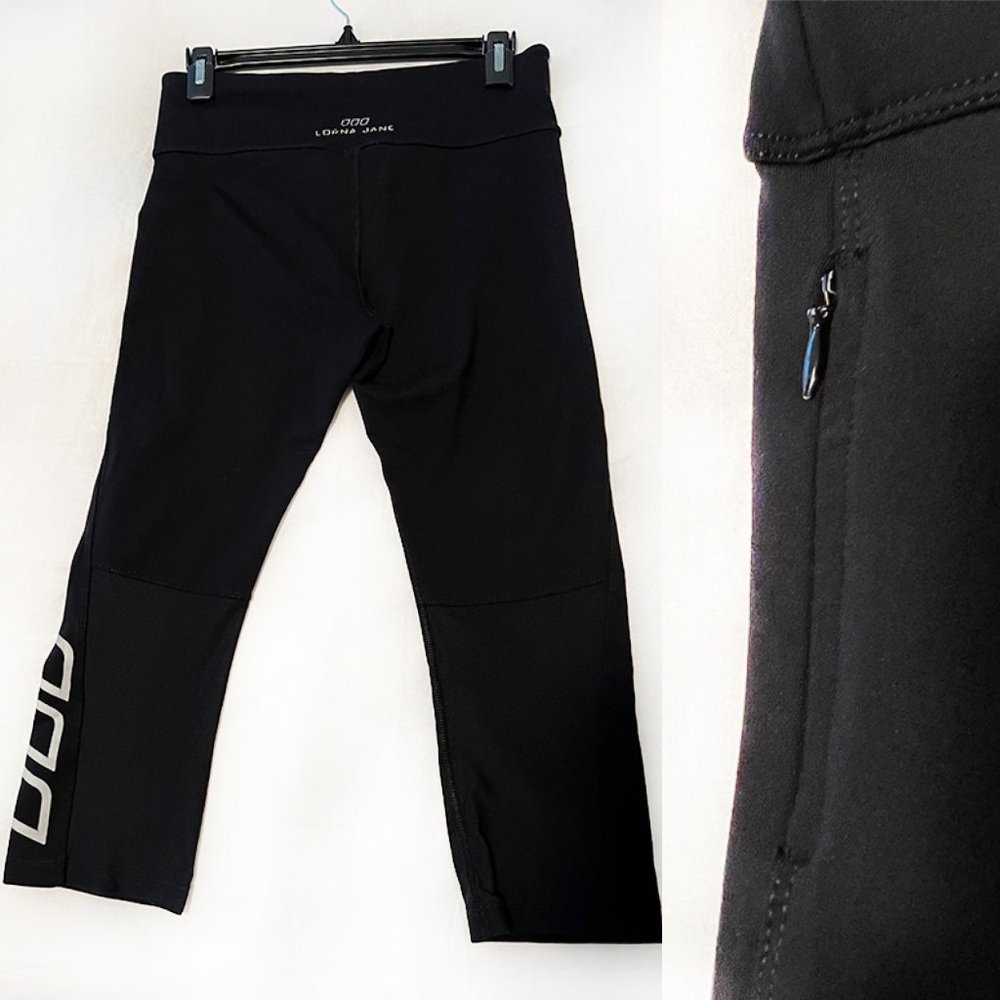 Black Lorna Jane Leggings 7/8 Length